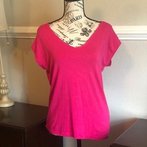 Pink sleeveless top